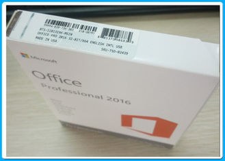 اصلی مایکروسافت آفیس 2016 حرفه ای نرم افزار Retailbox با دفتر USB 2016 خانه و کسب و کار