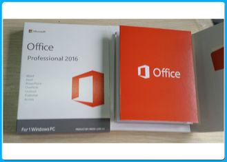 اصلی مایکروسافت آفیس 2016 حرفه ای نرم افزار Retailbox با دفتر USB 2016 خانه و کسب و کار