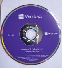 پنجره های سفارشی ویندوز 10 Pro DVD OEM COA / مجوز فرانسوی 100٪ فعال سازی