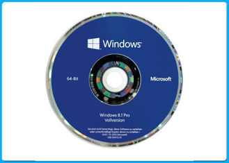 مایکروسافت ویندوز 8.1 حرفه ای OEM نرم افزار دی وی دی با COA 64 بیت / 32 بیت