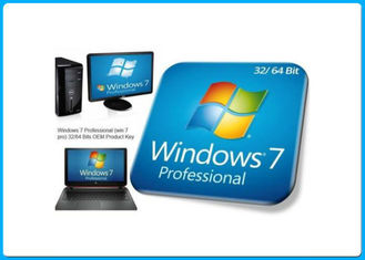 مایکروسافت ویندوز 7 نرم افزار خرده فروشی جعبه 32bit / 64bit System Builder دی وی دی 1 بسته - کلید نصب شده