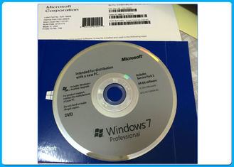 اصلی مایکروسافت ویندوز 7 حرفه ای نرم افزار 64 بیت نسخه کامل مهر و موم شده جعبه OEM