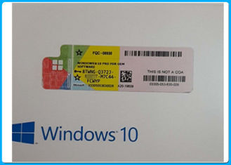 64 بیتی مایکروسافت ویندوز 10 نرم افزار نسخه اصلی دی وی دی دیسک ویندوز 10 Fpp مجوز FQC-08930