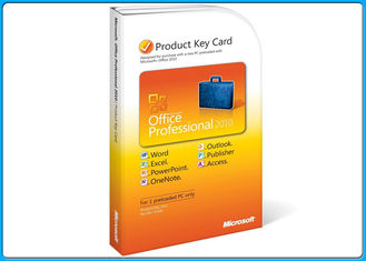 100٪ اصلی مایکروسافت آفیس خرده فروشی Box Key Code Office 2010 Pro Coa Sticker