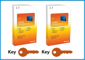 100٪ اصلی مایکروسافت آفیس خرده فروشی Box Key Code Office 2010 Pro Coa Sticker