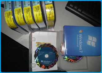 ویندوز اصلی 7 نرم افزار Retailbox windows 7 32 بیتی 64 بیتی با برچسب COA
