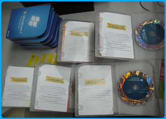 ویندوز 7 نرم افزار خرده فروشی جعبه ویندوز 7 نرم افزار با برچسب COA