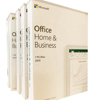Microsoft Office 2019 خانه و تجارت کلید انگلیسی زبان 100٪ فعال سازی آنلاین نسخه خرده فروشی Box Office 2019 HB