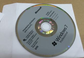 OEM اصلی مایکروسافت ویندوز 7 حرفه ای 32 بیت / 64 بیت نسخه کامل BOX با انگلیسی و فرانسوی