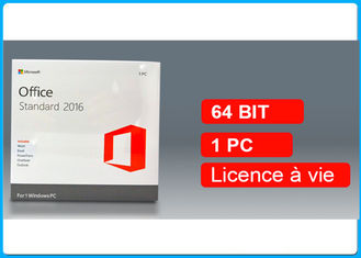 Genuine Microsoft Office 2016 Pro Standard 32 Bit / 64 Bit DVD + COA Sticker