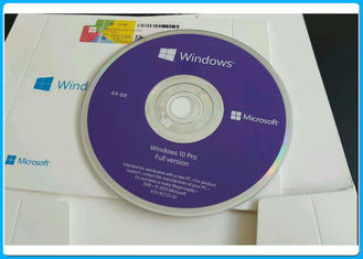 New Sealed Microsoft Windows 10 Pro Software 64 Bit DVD with OEM Key x English