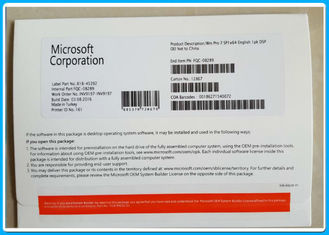 نام تجاری جدید Windows 7 Pro Retail Box نسخه اصلی ویندوز 7 Professional DVD OEM Pack