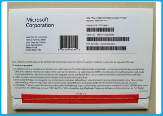 Computer system hardware , Microsoft Windows 10 Pro Software 64 BIT Spanish OEM pack