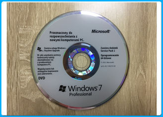 Activation Online Windows 7 Pro OEM Key SP1 64 بیت دیویدی OEM COA مجوز FQC-08289