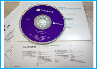 چند زبان Windows 10 Pro OEM DVD + COA نام تجاری جدید کلید مجوز زبان