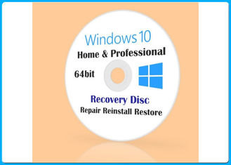 Win 10 Pro 32 / 64BIT DVD نرم افزار مایکروسافت ویندوز برنامه ریزی FQC COA X20