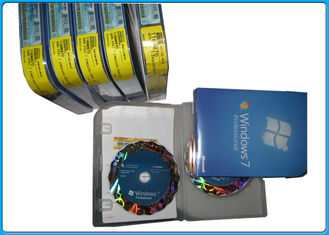 Windows 7 Professional Retail Box 64 بیتی Windows 7 Home Premium Operating + KEY License هولوگرام