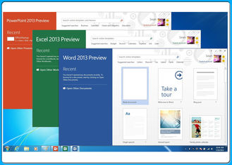 خرده فروشی نسخه کامل ایرلند اصلی مایکروسافت آفیس 2013 نرم افزار حرفه ای