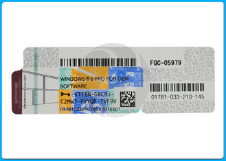 اصل مجوز COA License Sticker 8.1 pro pro oem 100٪ فعال سازی آنلاین توسط اینترنت