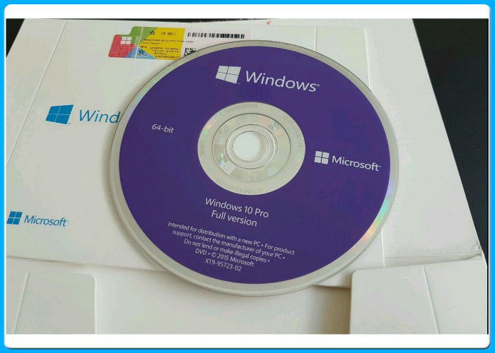 Microsoft Windows 10 Professional 64 Bit DVD / win10 pro OEM pack with Geniune product key
