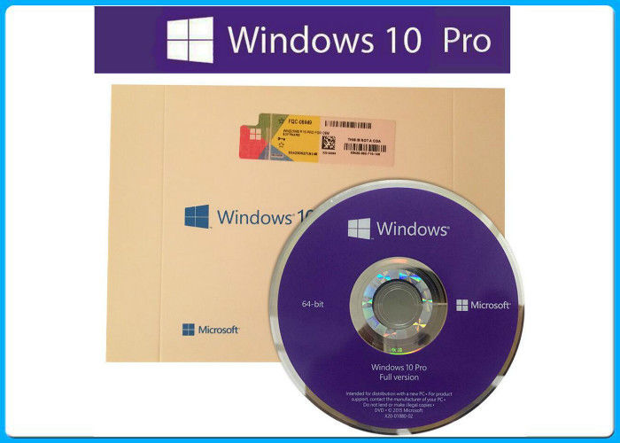 Geniune Microsoft Windows 10 Pro Professional  French 64 Bit DVD package  / Made in Germany original key activated