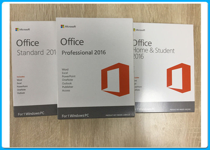 3.0 USB Microsoft Office  2016 Professional Pluswith Original Key Card