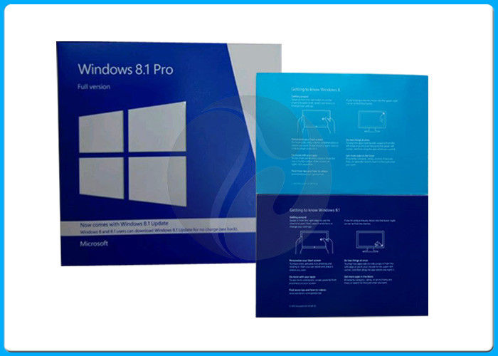 نرم افزار مایکروسافت ویندوز 8.1 PRO 32X 64 بیتی RETAIL BOX با کلیدواژه خرده فروشی / فعال سازی کلید 100٪